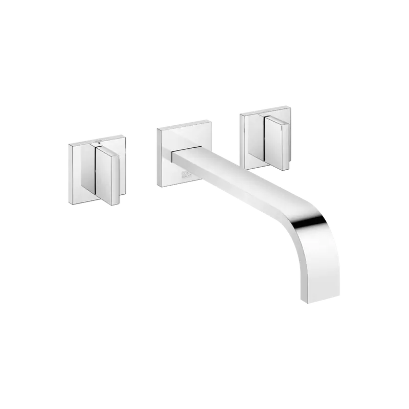 Dornbracht MEM Mitigeur mural pour lavabo sans vidage, saillie 240mm, kit de montage final