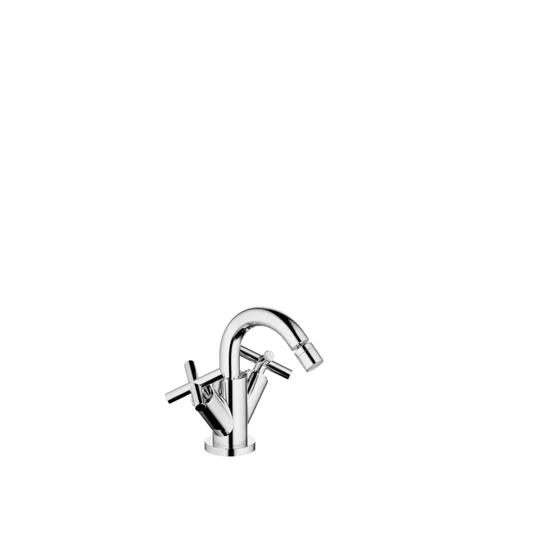 Dornbracht TARA Mitigeur monocommandé pour bidets avec garniture d‘écoulement, saillie 124mm
