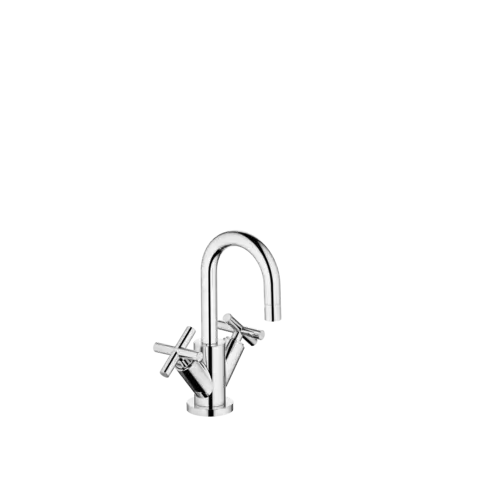 Dornbracht TARA Mitigeur monocommandé pour lavabos avec garniture d‘écoulement, saillie 100mm