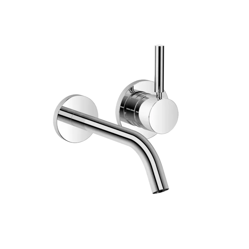 Dornbracht META Mitigeur mural de lavabo sans vidage, saillie 190mm, jet rond enrichi d‘air