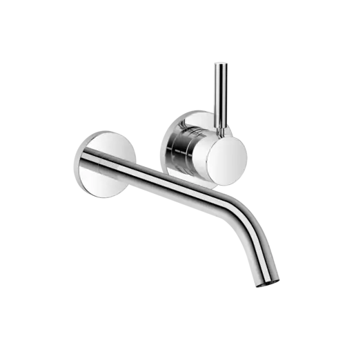 Dornbracht META Mitigeur mural de lavabo sans vidage, saillie 250mm, jet rond enrichi d‘air