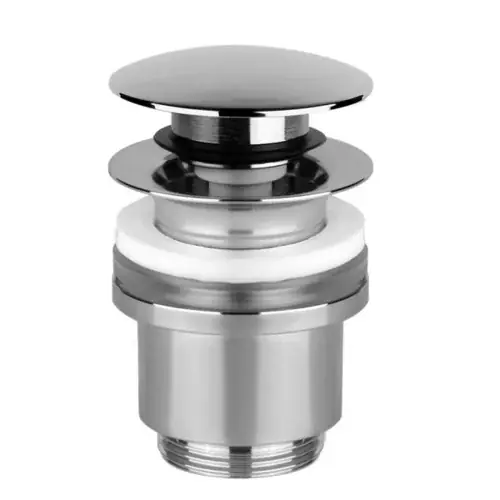 Robinet de vidange Gessi Stop&Go 1 1/4"ur lavabos avec trop-plein, robinet à tige min. 25mm/max.45mm, 1408
