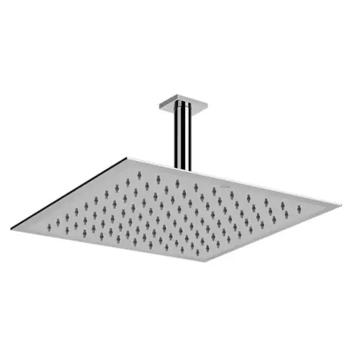 Gessi Emporio Douche de tête anticalcaire avec articulation et bras de plafond, longueur 347 mm