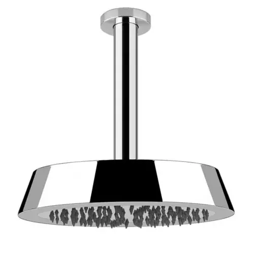 Gessi CONO douche de tête anticalcaire D240 mm 1/2 raccord, montage au plafond, longueur 270 mm