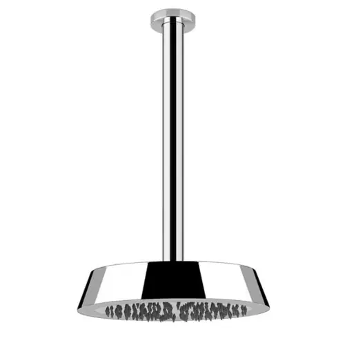 Gessi CONO douche de tête anticalcaire D240 mm, 1/2 raccord, avec longueur personnalisée