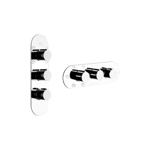 Gessi Anello, kit prêt à lemploi avec 3/4- ou 5 prises à commande individuelle