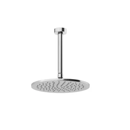 Gessi Anello, douche de tête anticalcaire D=250 mm avec articulation et bras de plafond 261 mm