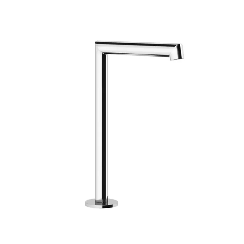 Gessi Anello, bec de lavabo sur pied, avec 1/2 raccord, hauteur=253 mm x saillie 160 mm