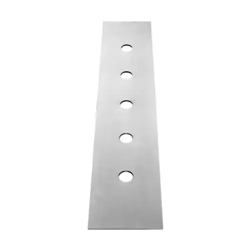 Plaque décorative Gessi à 5 trous pour Secur Box 01669, montage sur tablette carrelée