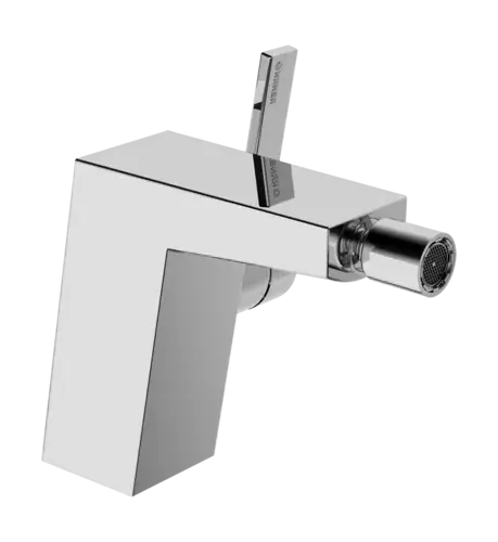 HANSA HANSALOFT robinetterie pour bidet, commande latérale, avec vidage, saillie 141mm, chromé