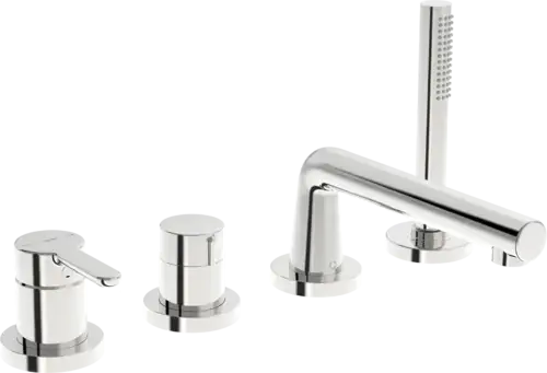 HANSA HANSADESIGNO Style Mitigeur de bain, 4 trous, saillie 190mm