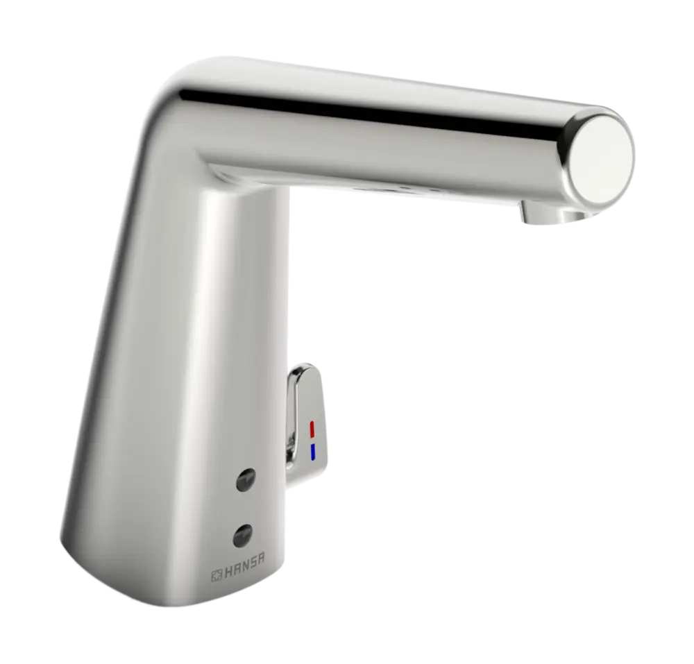 HANSA HANSADESIGNO Style Mitigeur de lavabo 9/12V, Bluetooth, saillie 138mm