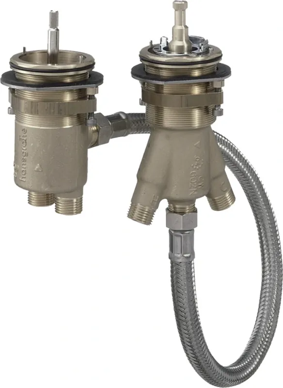 hansgrohe AXOR corps de base pour robinetterie de baignoire 2 trous avec thermostat