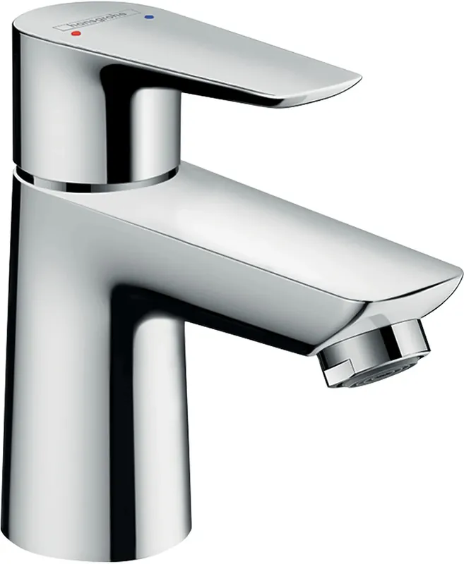hansgrohe Talis E, mitigeur monocommande de lavabo 80, vidage automatique, saillie 96mm