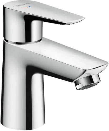 hansgrohe Talis E mitigeur monocommande de lavabo 80, CoolStart, garniture de vidage, porte-à-faux 96mm