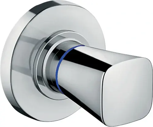 hansgrohe Tablette de douche Logis Robinet d‘arrêt, encastré, 1 consommateur, chromé