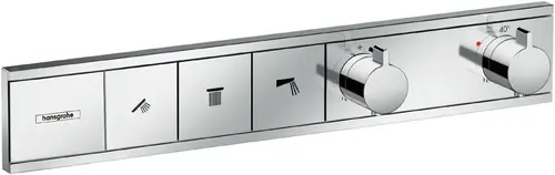 thermostat RainSelect encastré de la taille d‘une main pour 3 consommateurs