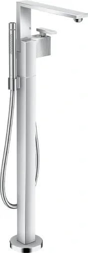 mélangeur de bain AXOR Edge à levier unique, taille main, sur pied, taille diamant