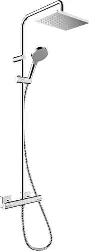hansgrohe Vernis Shape Système de douche 230 1 jet Green avec thermostat, chrome