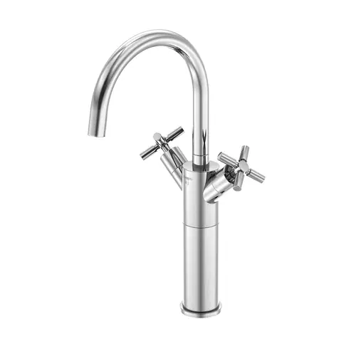 Steinberg Série 250 Mitigeur de lavabo, haut, pivotant, deux poignées, avec vidage, saillie 155mm