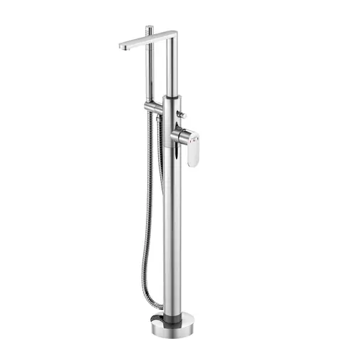 Steinberg Série 170 robinetterie de baignoire, sur pied, saillie 215mm, hauteur 1010mm