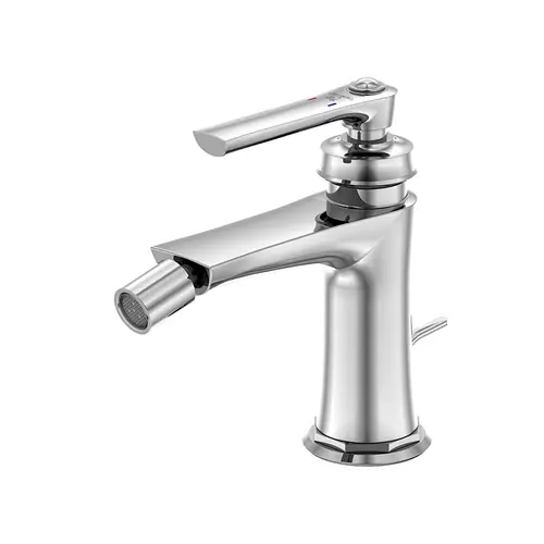 Steinberg Série 350 robinetteries de bidet, avec vidage, portée 130mm