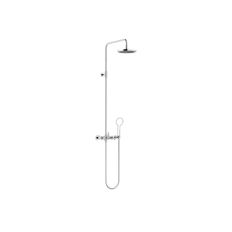 Dornbracht TARA Showerpipe sans douchette à main, saillie de la douchette à main 420mm, flowReduce
