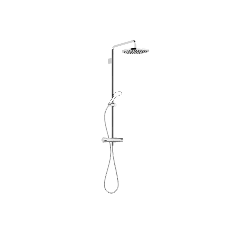 Dornbracht Showerpipe avec thermostat de douche sans douchettes à main, saillie douche à main 450mm, douche de tête 300mm