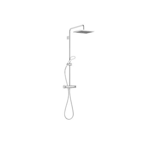 Dornbracht Showerpipe avec thermostat de douche sans douchettes à main, saillie douche à main 450mm, douche de tête 300x240mm