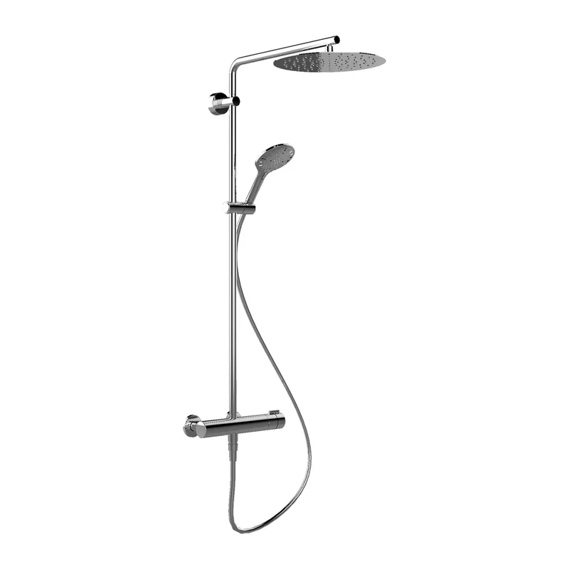 LAUFEN TwinPlus Système de douche, set complet, pomme de douche x300mm