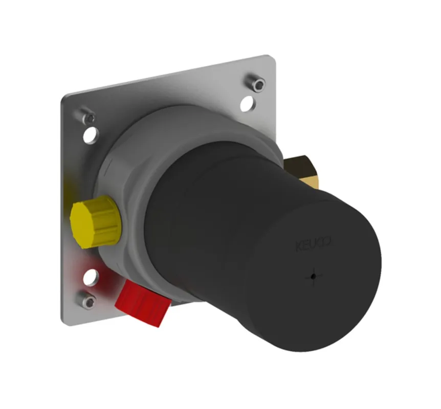 KEUCO IXMO corps de base pour robinetterie thermostatique encastrée, avec unité de rinçage