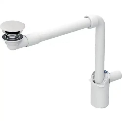Ecoulement de lavabo Geberit, modèle étroit, écoulement libre