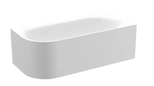 BetteLux Oval V Silhouette Baignoires d‘angle, 2 inclinaisons du dossier, installation dans le coin droit, 1750x800x450mm