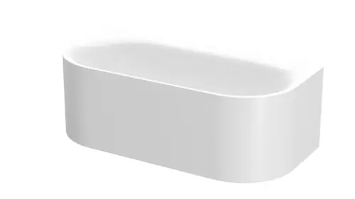 BetteLux Oval Silhouette I Baignoire en applique, 2 inclinaisons du dossier, 1700x800x450mm