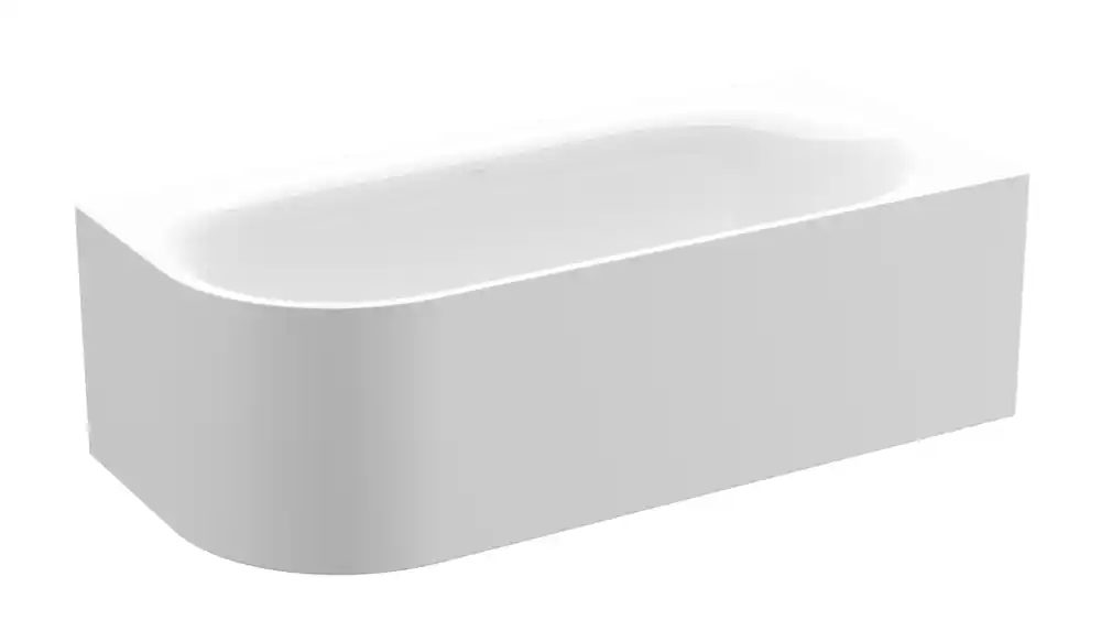BetteLux Oval V Silhouette Baignoires d‘angle, 2 inclinaisons du dossier, installation dans le coin droit, 1850x850x450mm