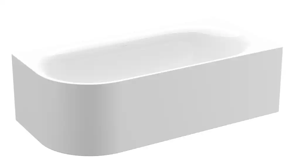 BetteLux Oval V Silhouette Baignoires d‘angle, 2 inclinaisons du dossier, installation dans le coin droit, 1950x950x450mm