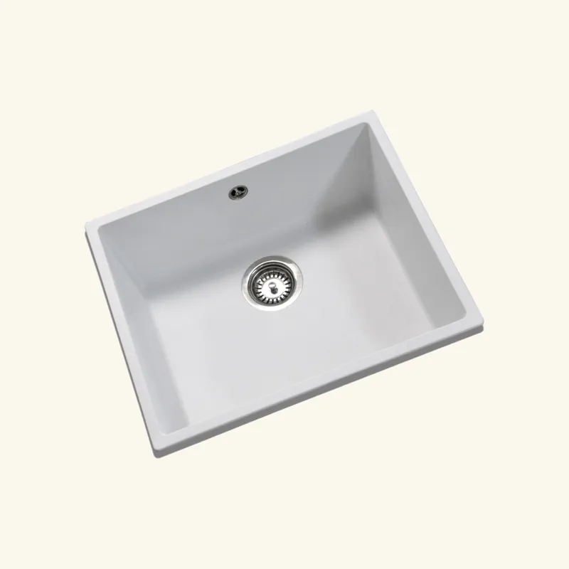 Évier résine blanc ZAK 1 bac 540x440