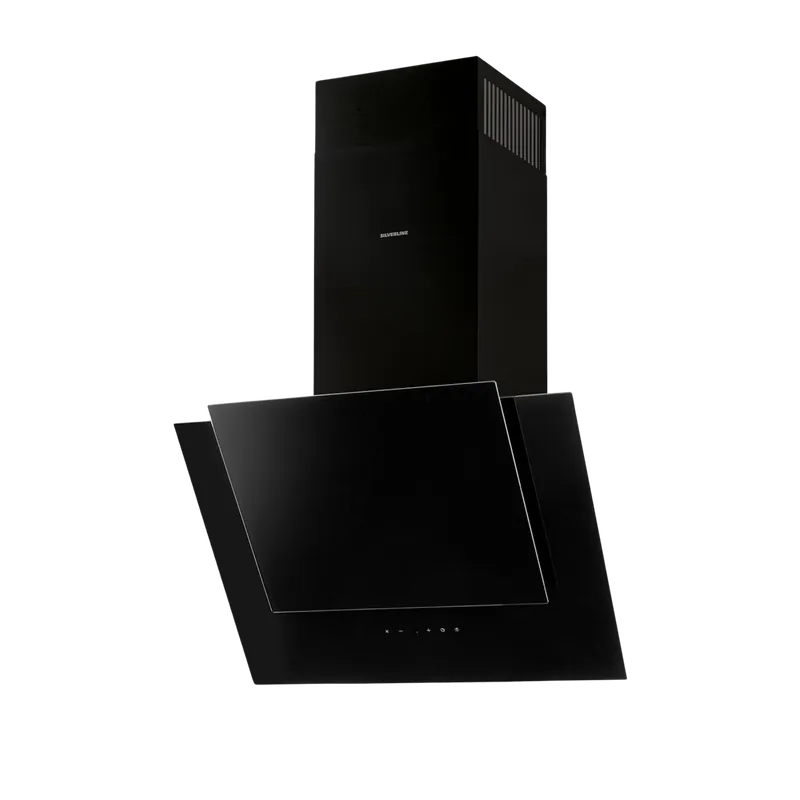 Hotte cuisine murale Silverline OLI noire 60 cm