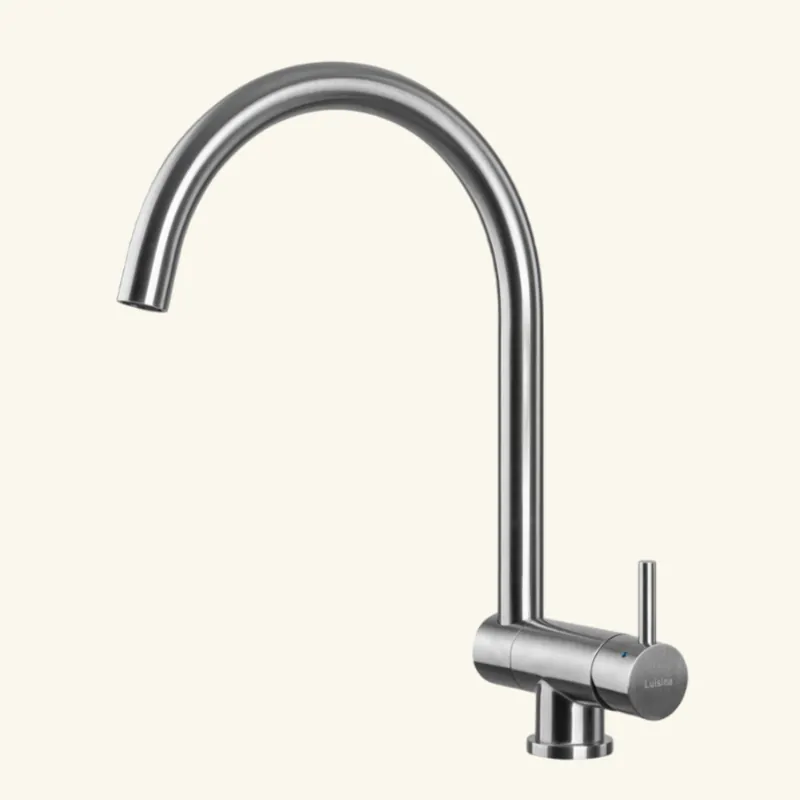 Robinet rabattable Luisina inox massif ACHILLE