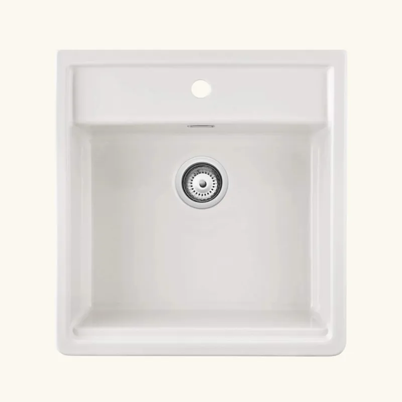 Évier timbre d‘office céramique Sanindusa BUTLER blanc 595x630