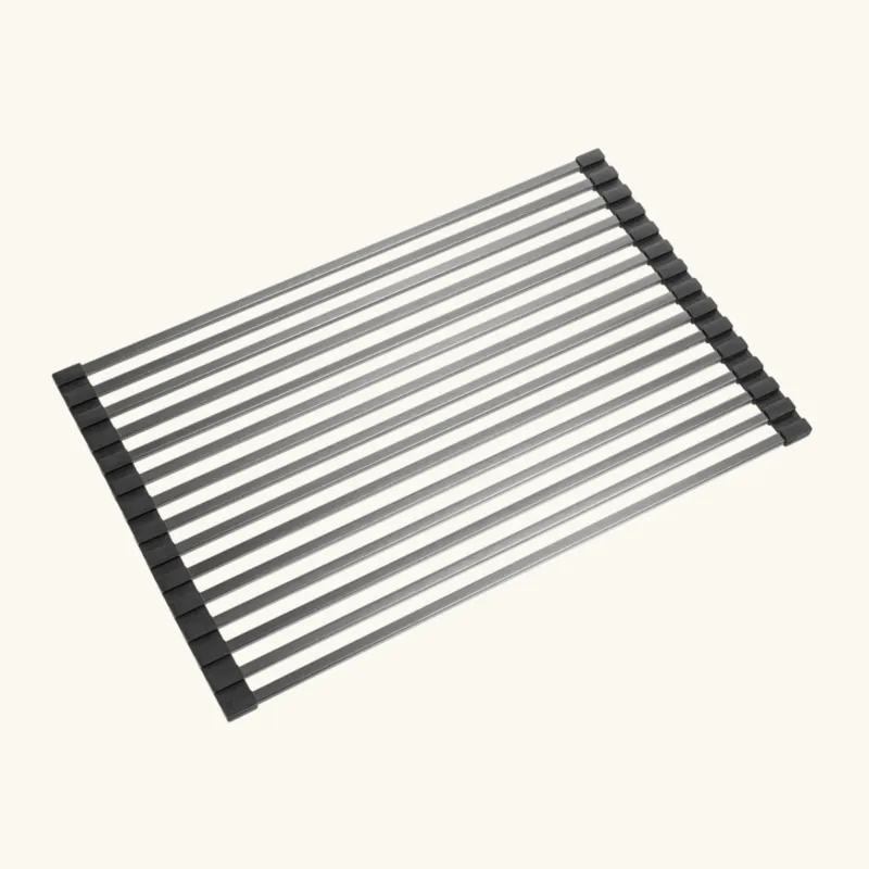 Egouttoir vaisselle rabattable inox Helika - dessous de plat inox