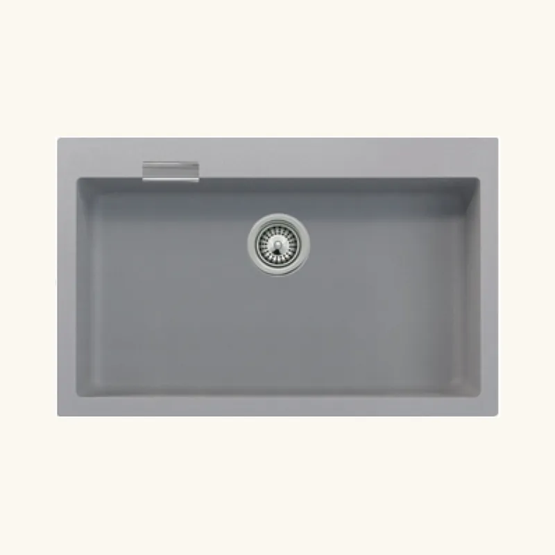 Évier granit gris Schock LOKTI 1 bac 790x500