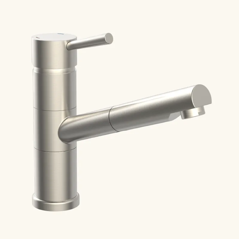 Robinet douchette Schütte UNICORN bec droit inox