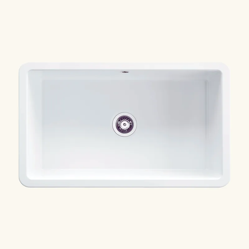 Évier céramique blanc Deante LUMI 1 bac 81x48 cm