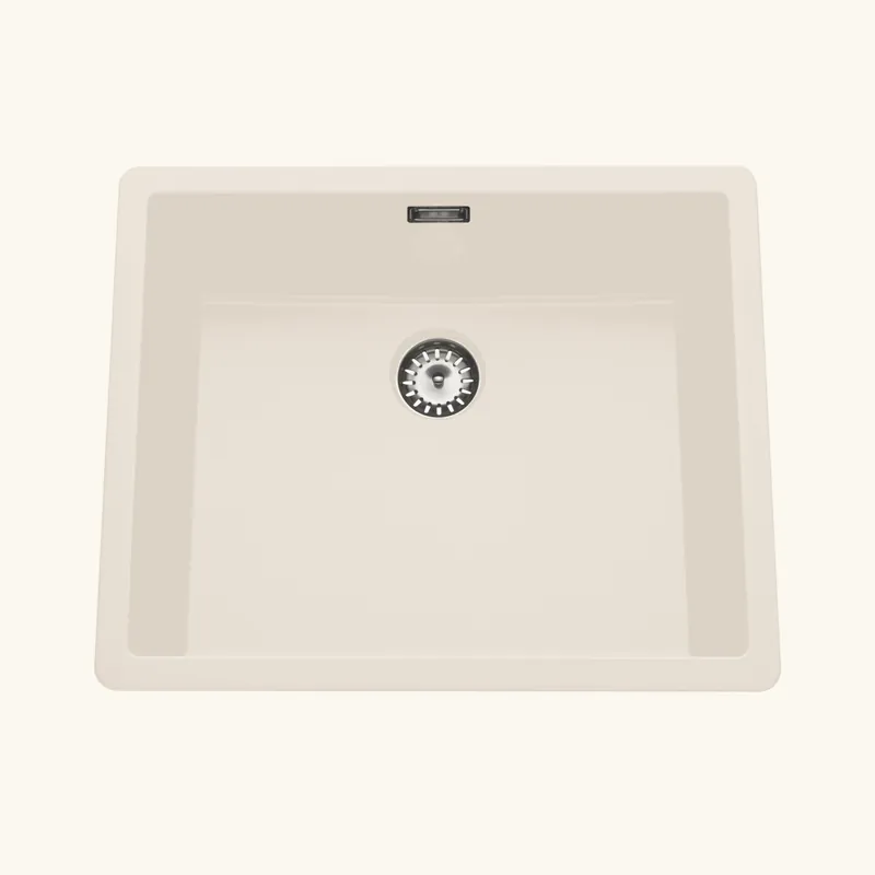 Évier sous-plan granit beige Luisina MAELLA 1 bac 556x456