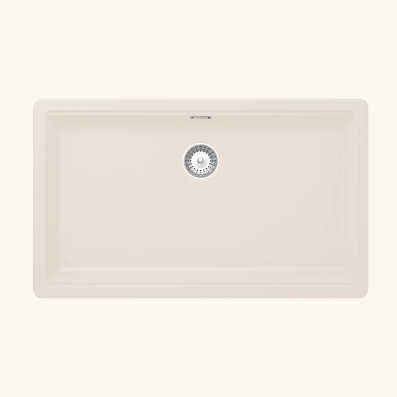 Évier sous-plan granit beige Luisina MAELLA 1 bac 750x455