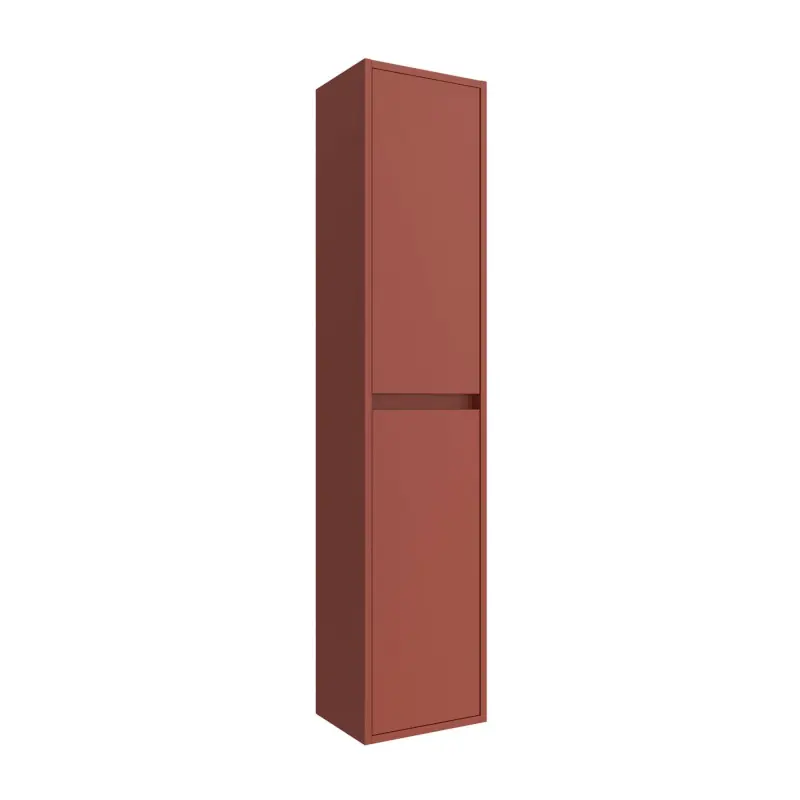 Colonne NOJA 140 cm rouge mat 2 portes réf 104365 SALGAR