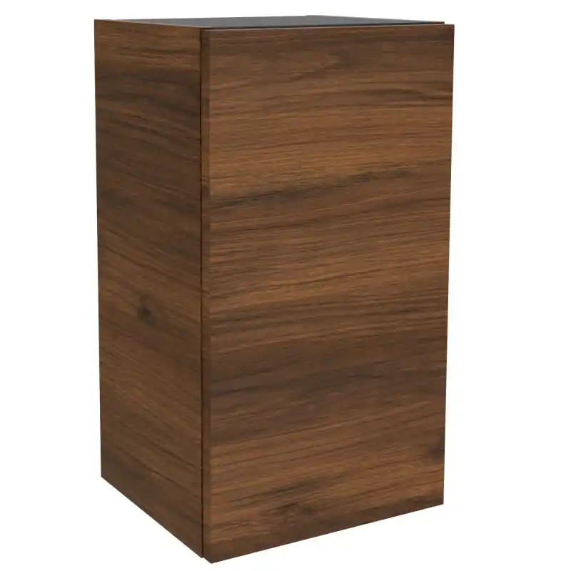 Coquette faible profondeur 1 porte réversible Alliance Noyer Maya 30 cm réf 102824 SALGAR
