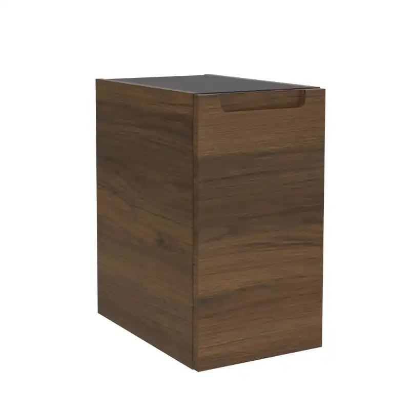 Module Monterrey 30 cm avec 1 porte ouverture gauche Noyer Maya réf 102908 SALGAR