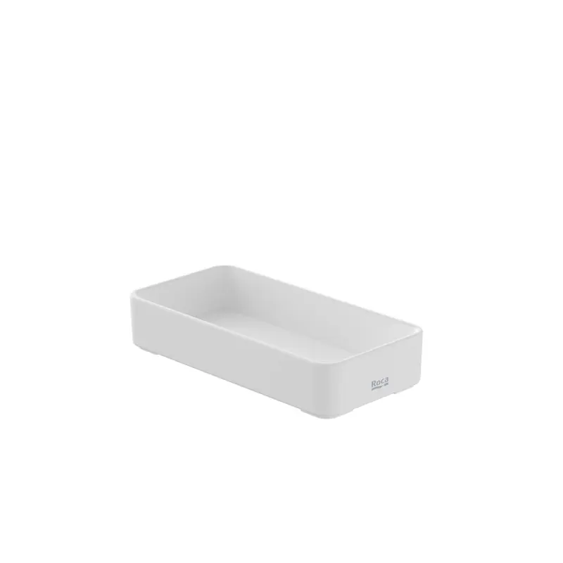 Boîte de rangemen Ona 151,4x74,6x30 mm blanc mat réf A817671C60 ROCA